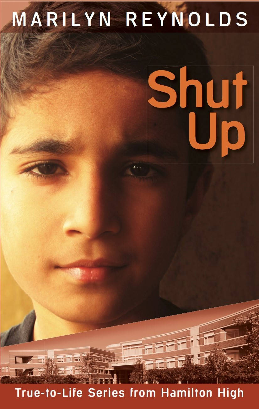 Marilyn Reynolds Shut Up Book Cover Background