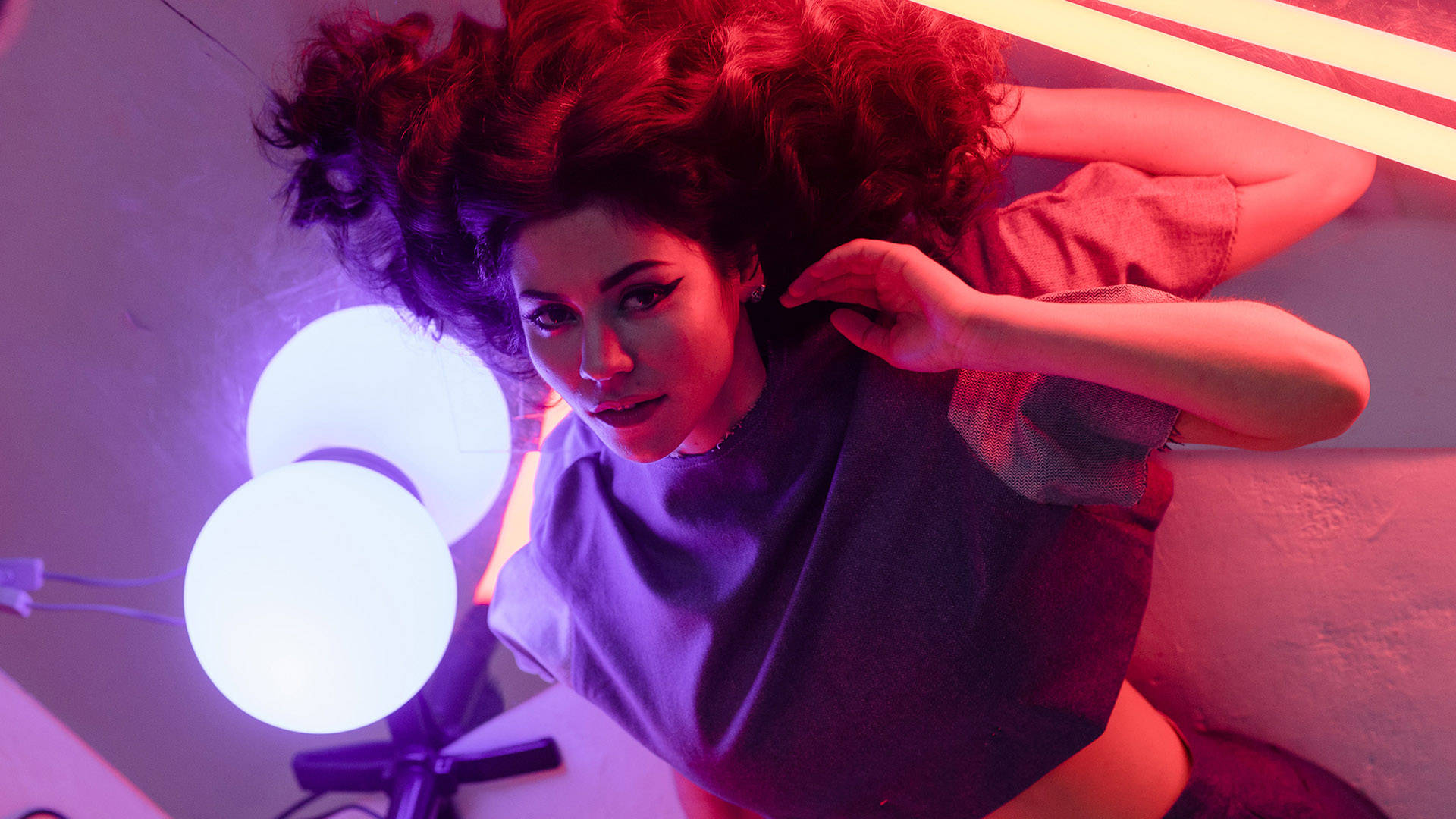 Marina And The Diamonds Neon Background