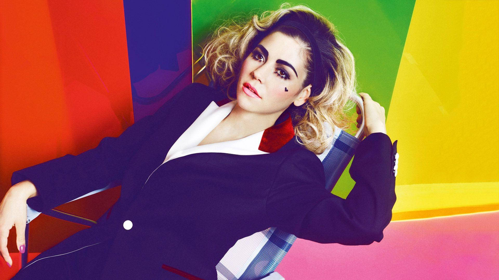 Marina og diamanterne regnbue tapet Wallpaper