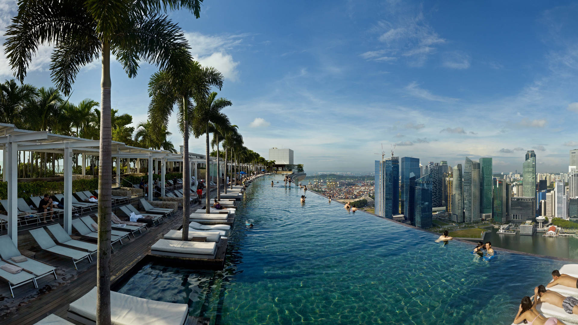 Marina Bay Sands Infinity Pool Wallpaper