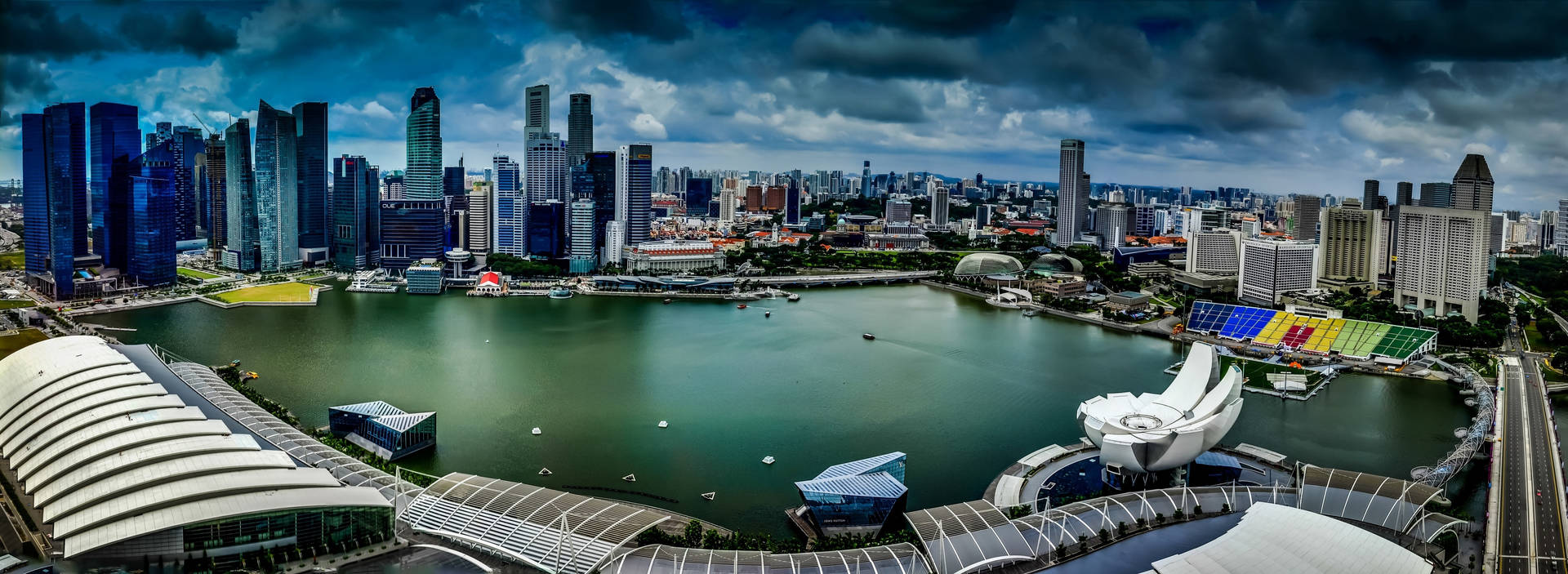 Marina Bay Sands Singapore Harbour Wallpaper