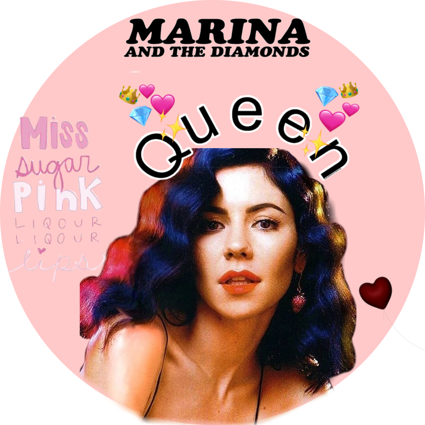 Marina Queen Album Art PNG