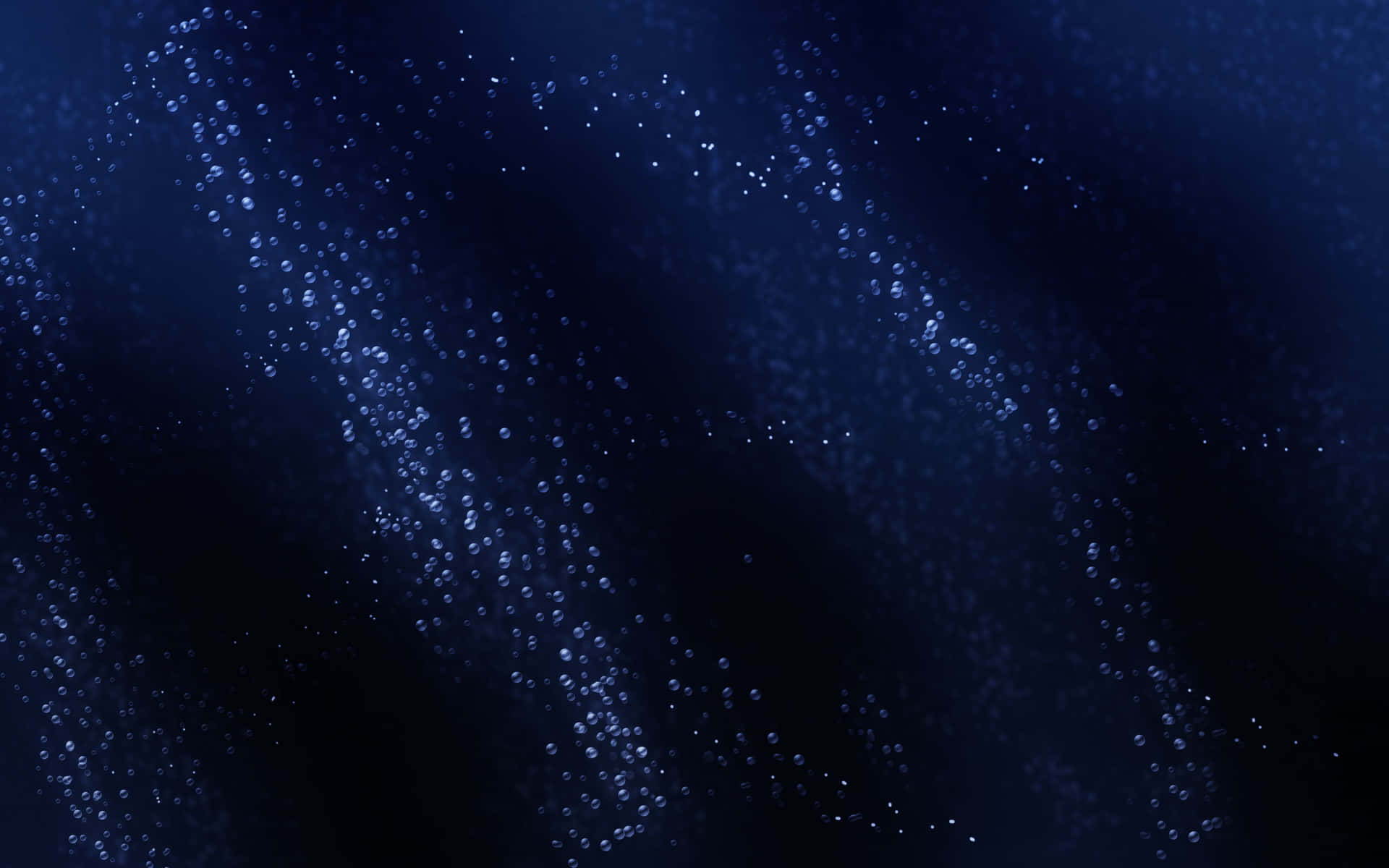 Marinblåbakgrund Med Bubbeleffekter