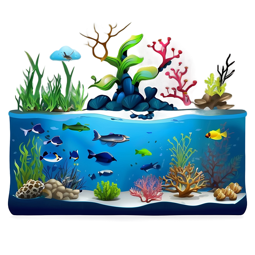 Marine Ecosystem Illustration Png Orr PNG