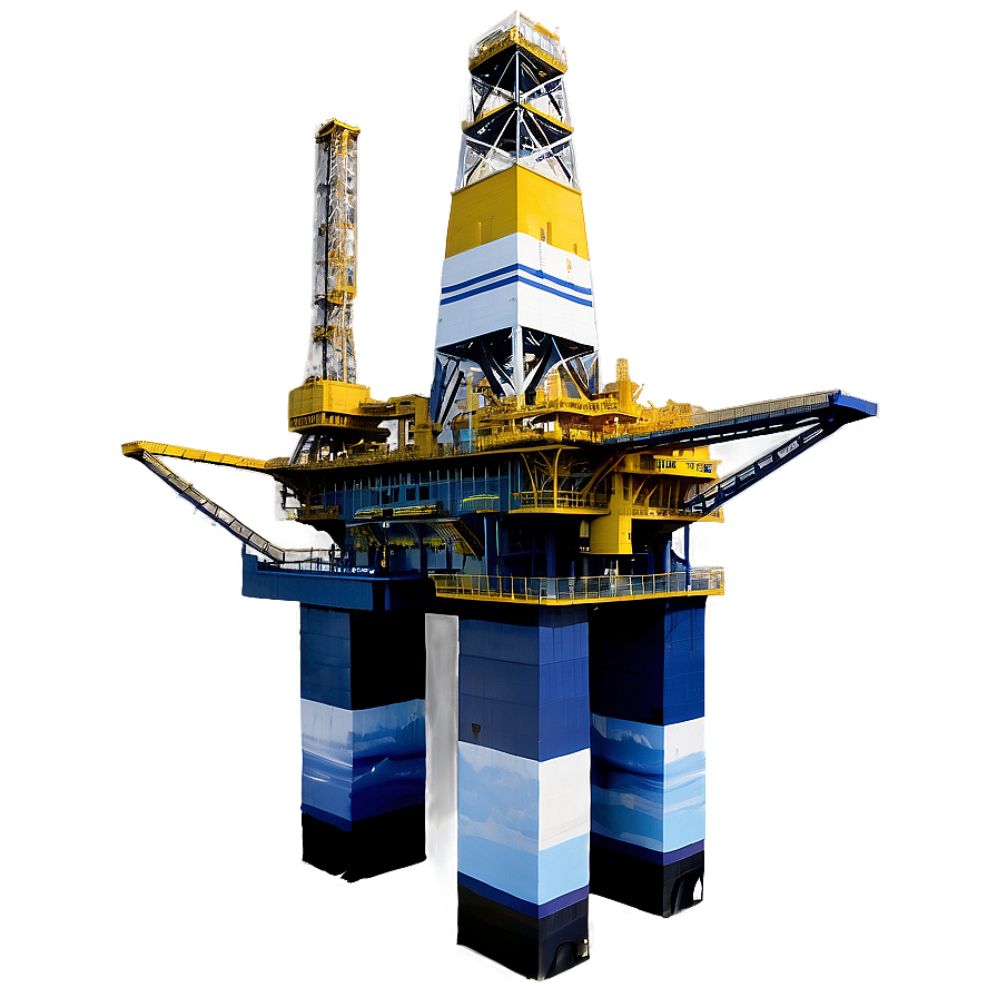 Marine Oil Drilling Rig Png 31 PNG