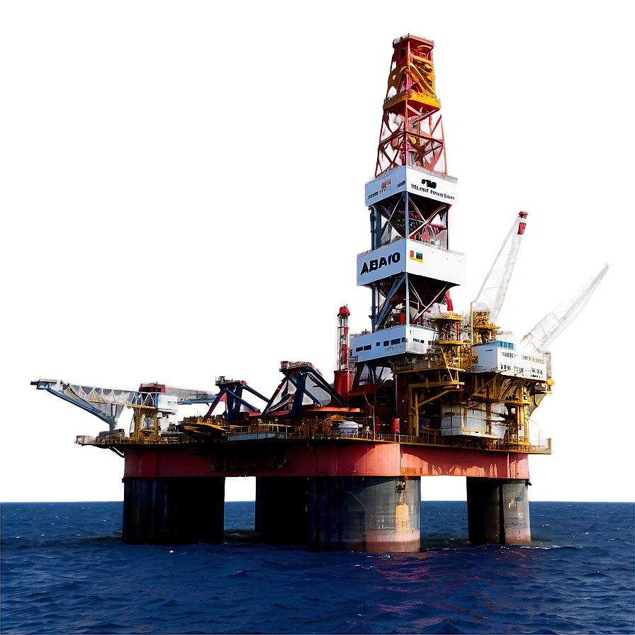 Marine Oil Drilling Rig Png Eno39 PNG