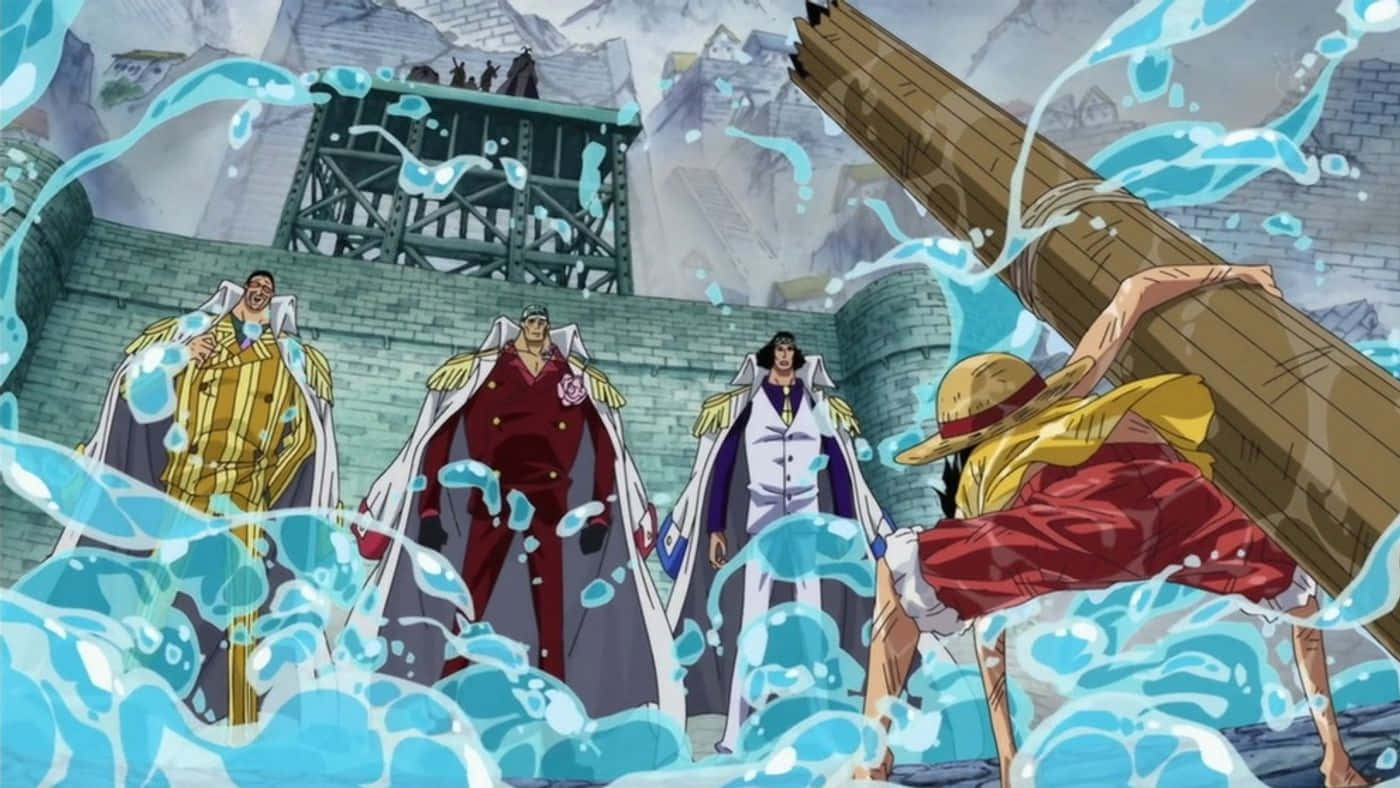The Epic Marineford Aftermath Scene Wallpaper