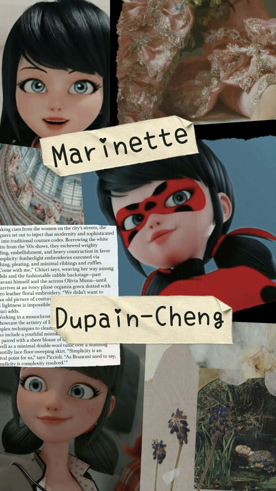 Impresionanteretrato De Marinette Dupain-cheng.