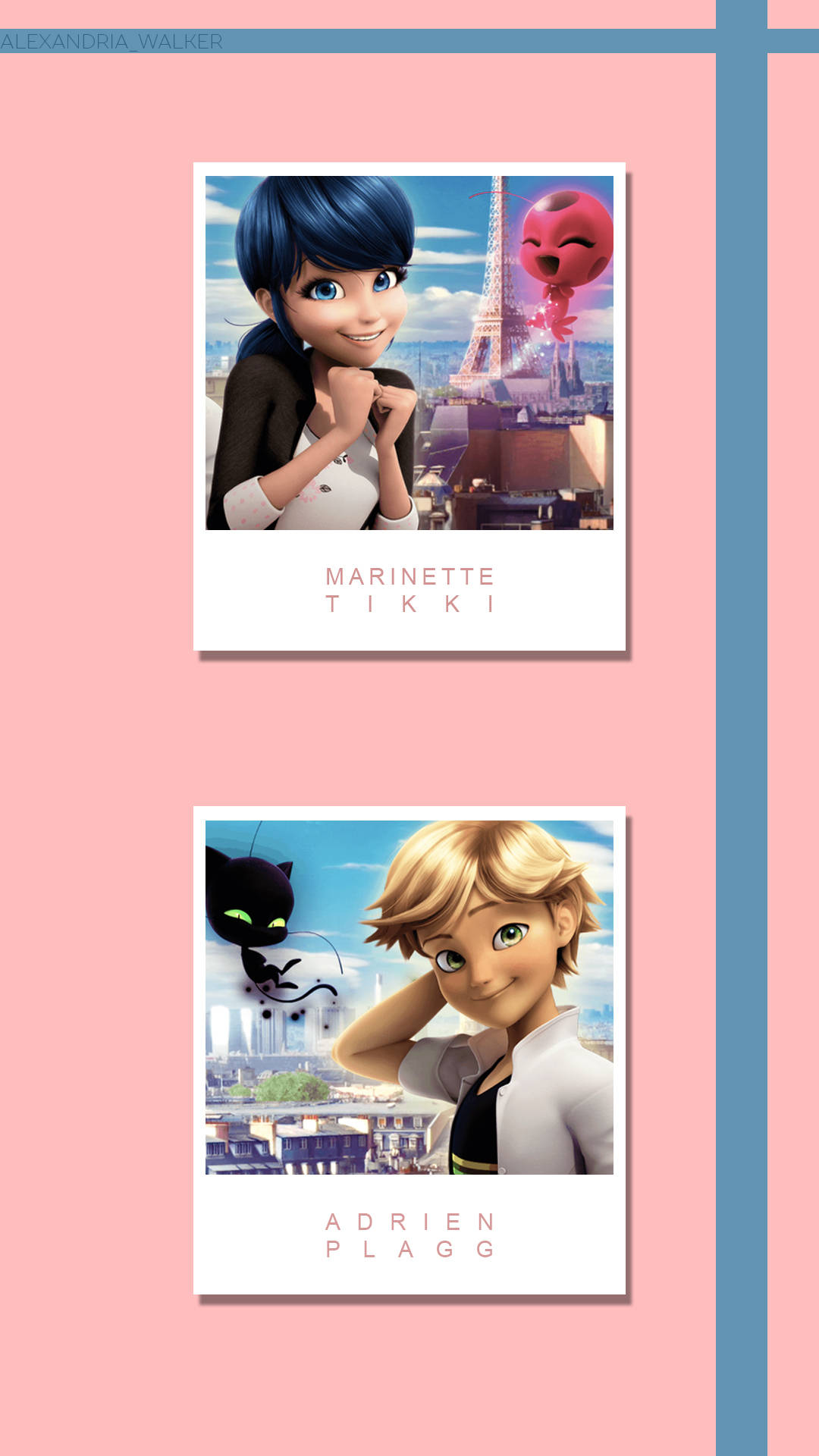 Marinette And Adrien From Miraculous Ladybug Wallpaper