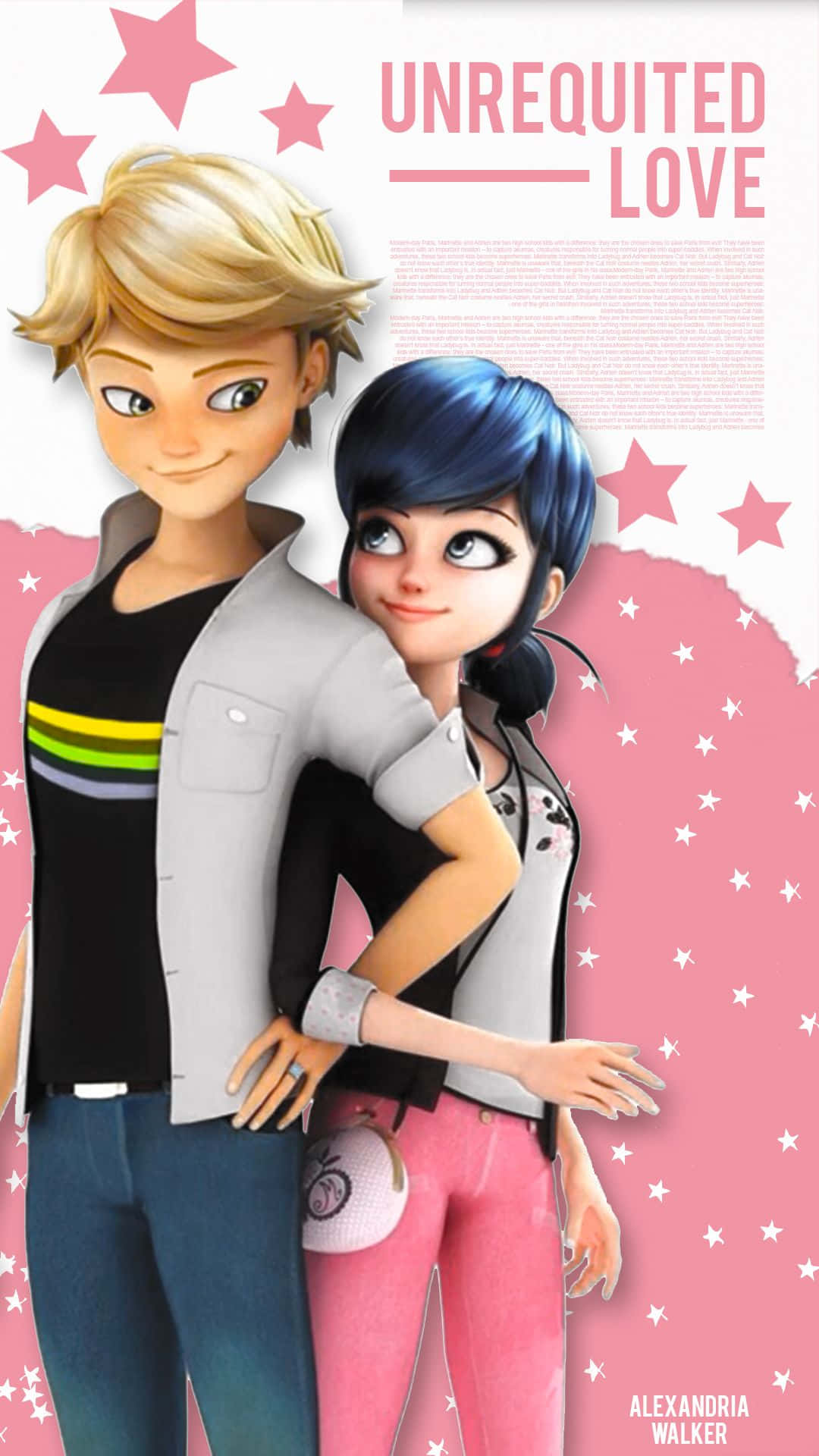 "Miraculous Adventures of Marinette and Adrien" Wallpaper