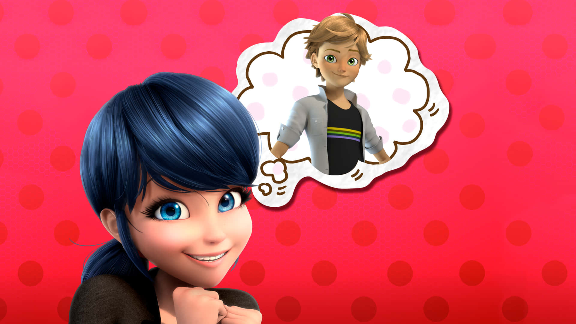 Marinette Dreamingof Adrien Wallpaper