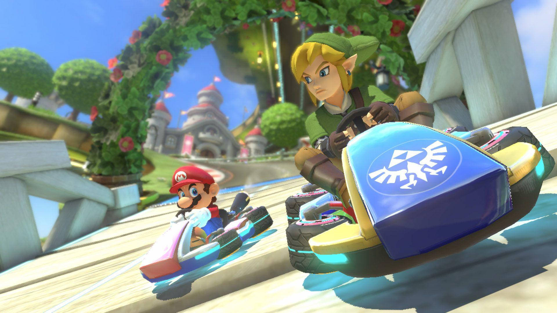 Mario And Link Kart 8 Wallpaper