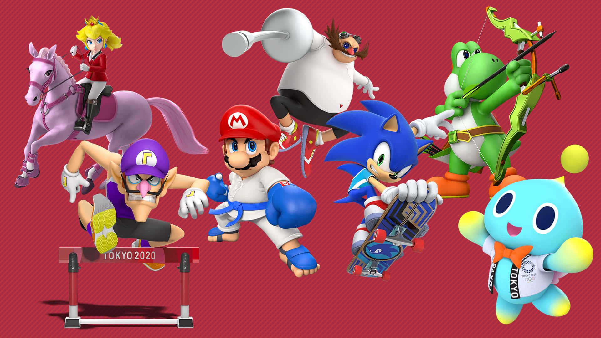 Mario And Sonic At The Olympic Games 1920 X 1080 Wallpaper Wallpaper