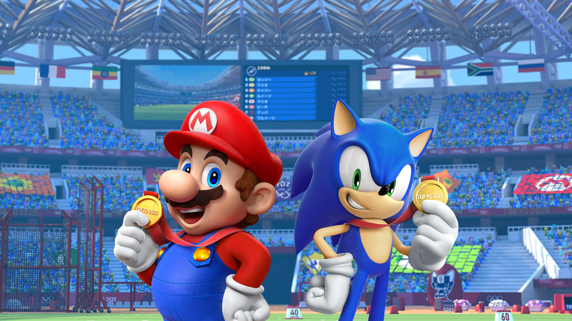 Mario And Sonic At The Olympic Games 1929 X 1085 Wallpaper Wallpaper