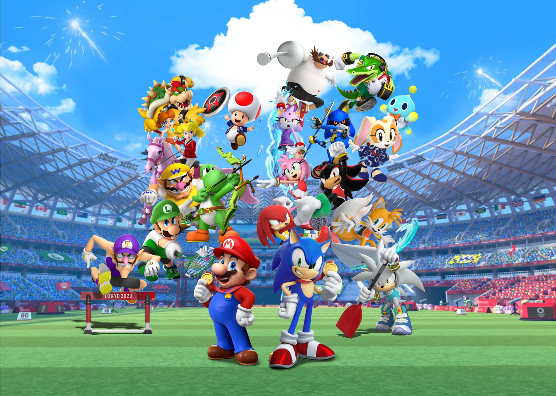 Mario And Sonic At The Olympic Games 2648 X 1885 Wallpaper Wallpaper