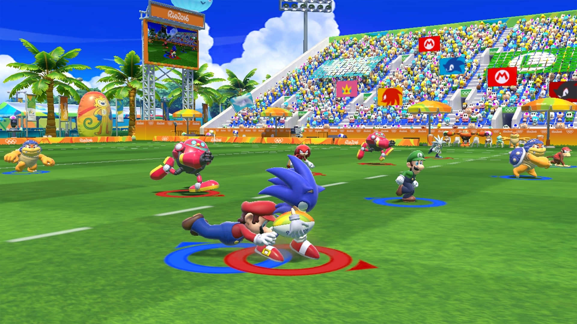 Mario And Sonic At The Olympic Games 3840 X 2160 Wallpaper Wallpaper
