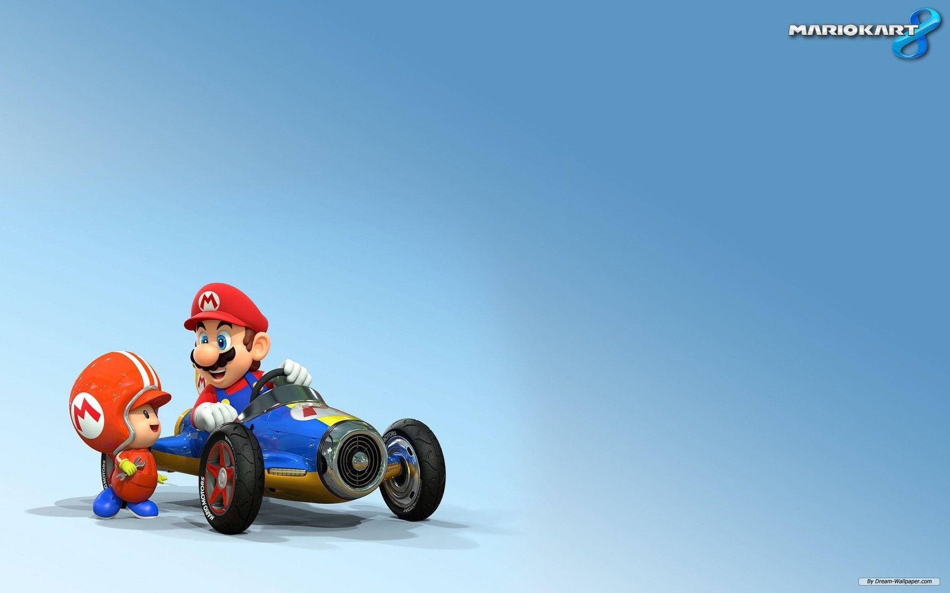 Mario And Toad Kart 8 Wallpaper