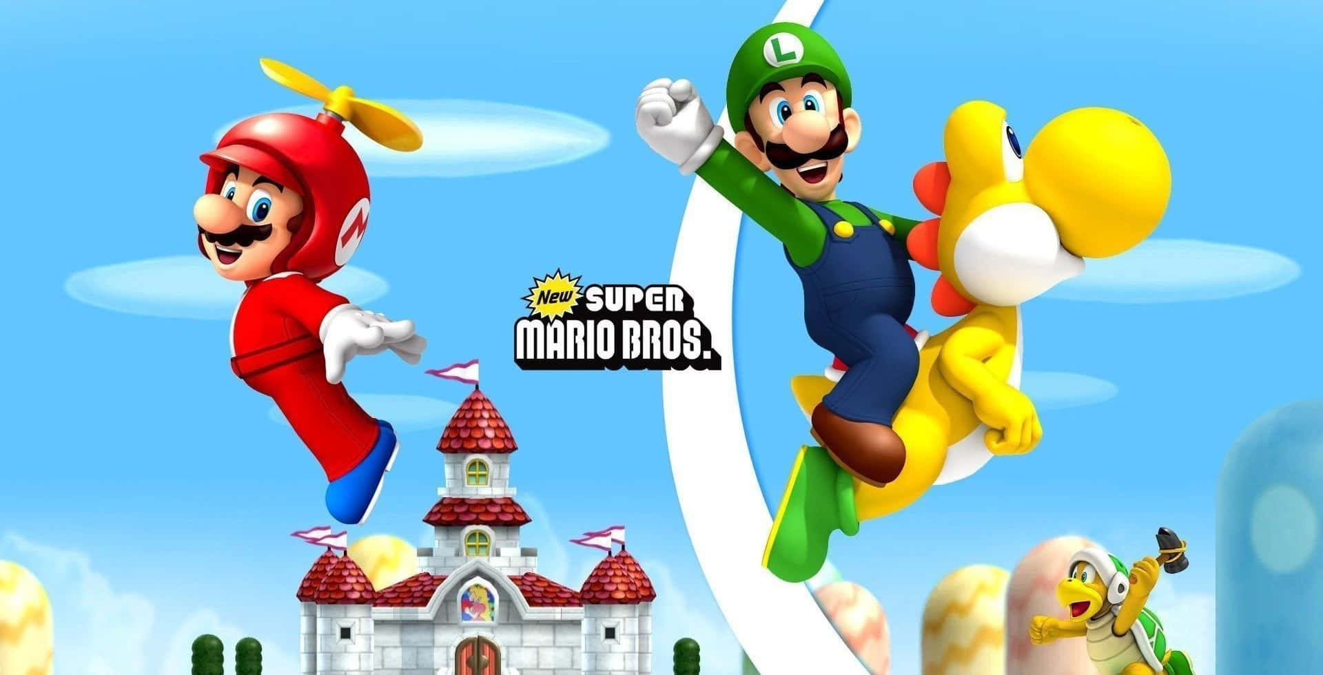 "Go on a fun adventure with Mario and Luigi!"