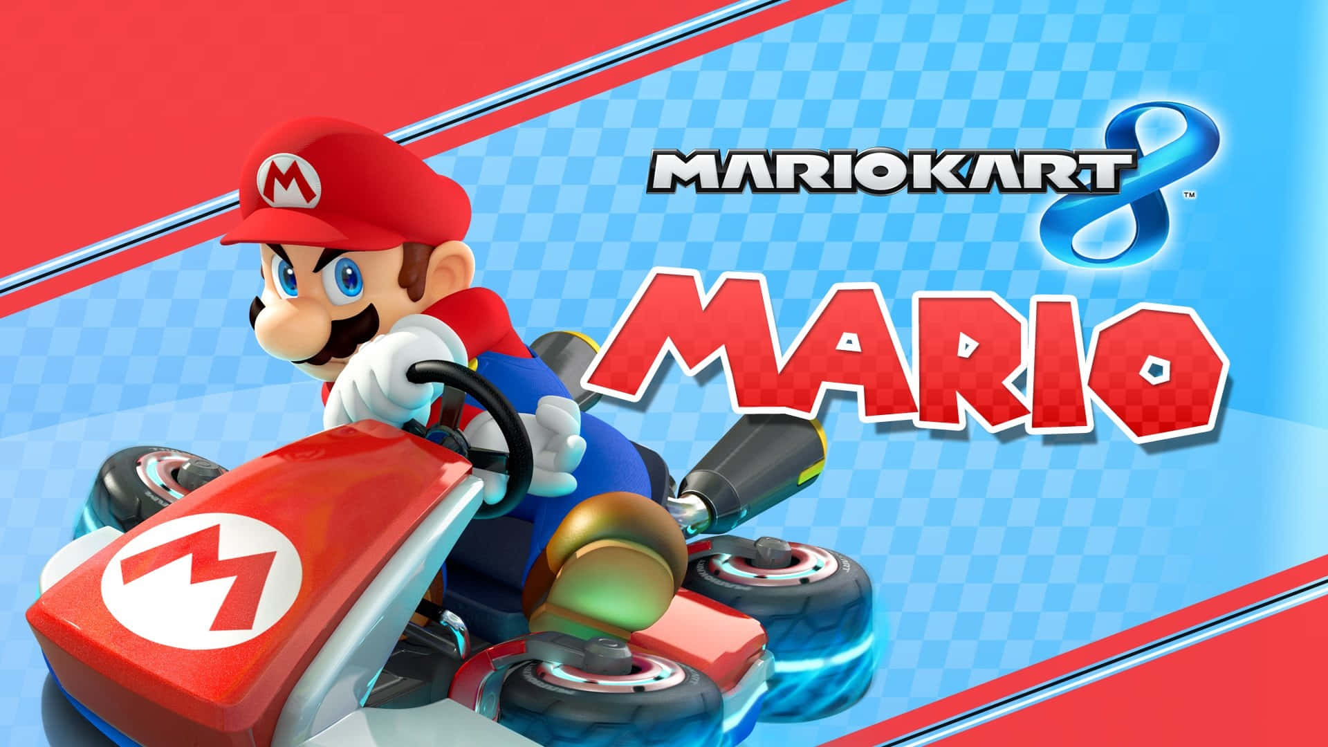 Exciting Mario Kart 8 Deluxe Action Wallpaper