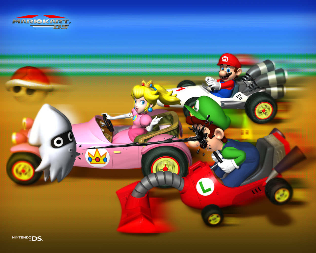 Mario Kart Racing Wallpaper