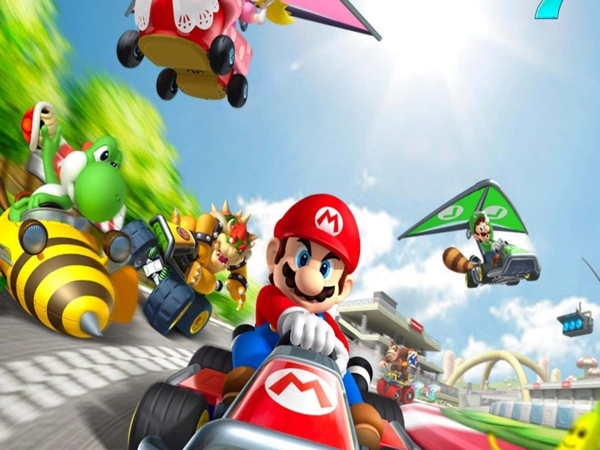 "Competing for the Checkered Flag– Mario Kart Championships!"