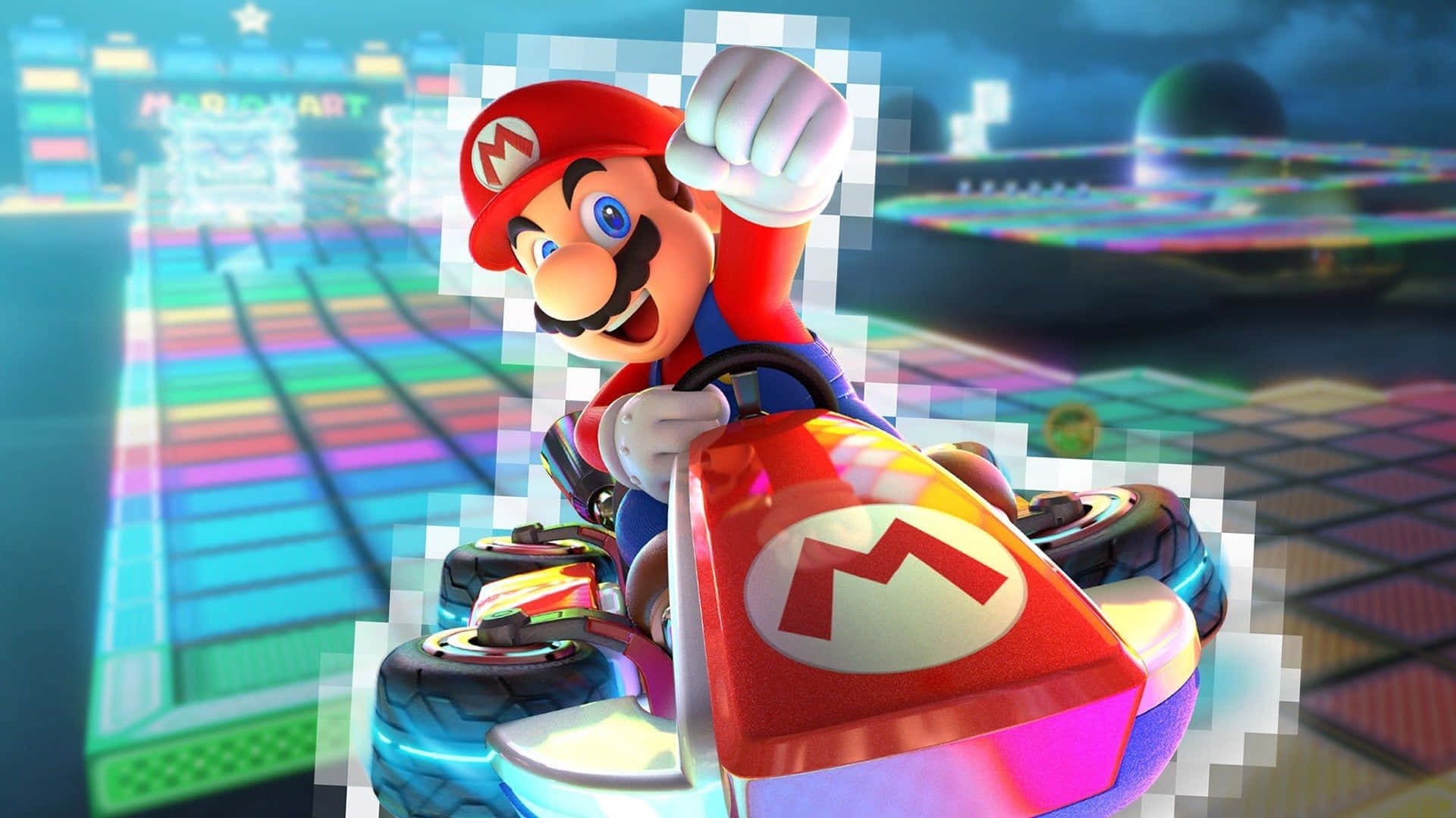 "Race in the Mushroom Kingdom with Mario Kart!"