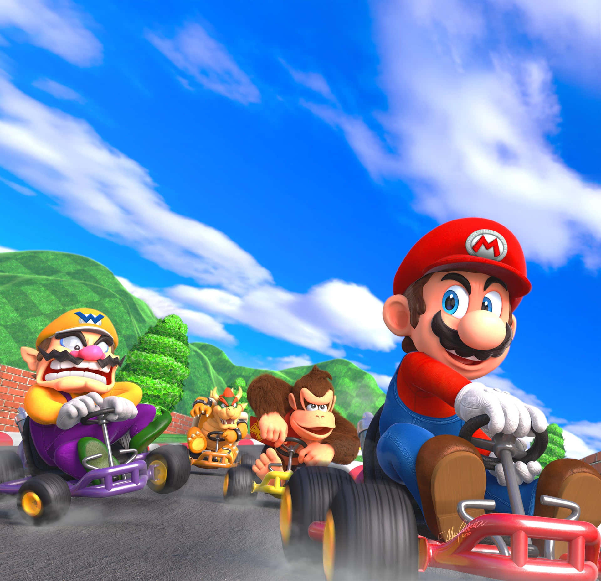 Klartil At Køre Race I Mario Kart!