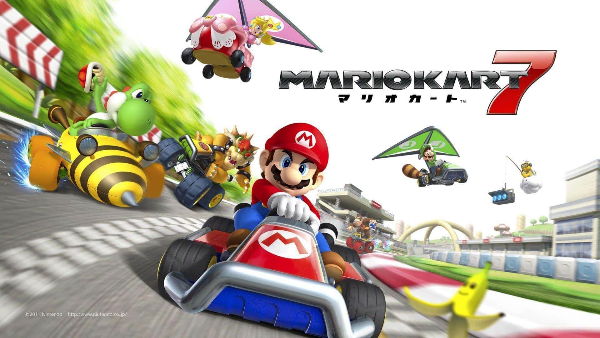 Download Papel De Parede Para Celular Gratis Mario Kart Wallpaper