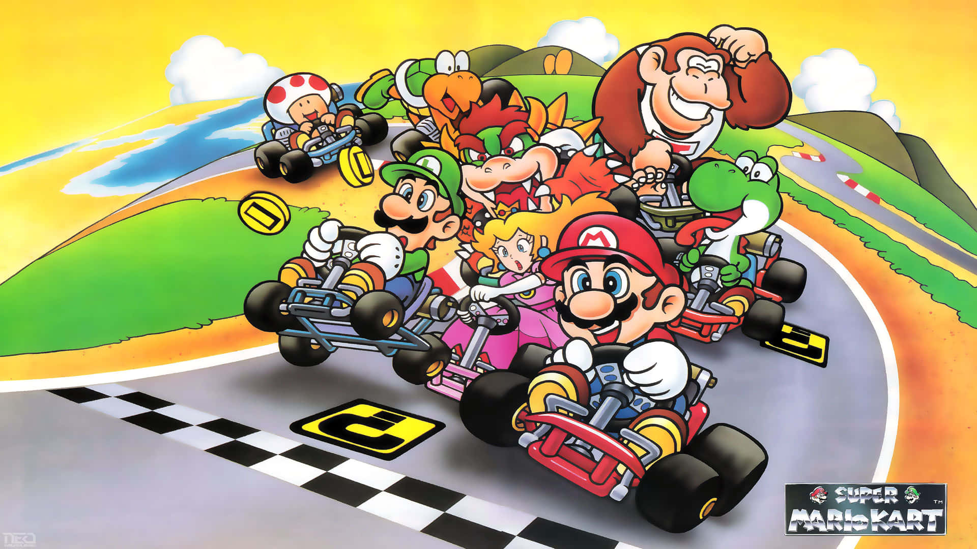 “Drive your way to victory in Mario Kart!”