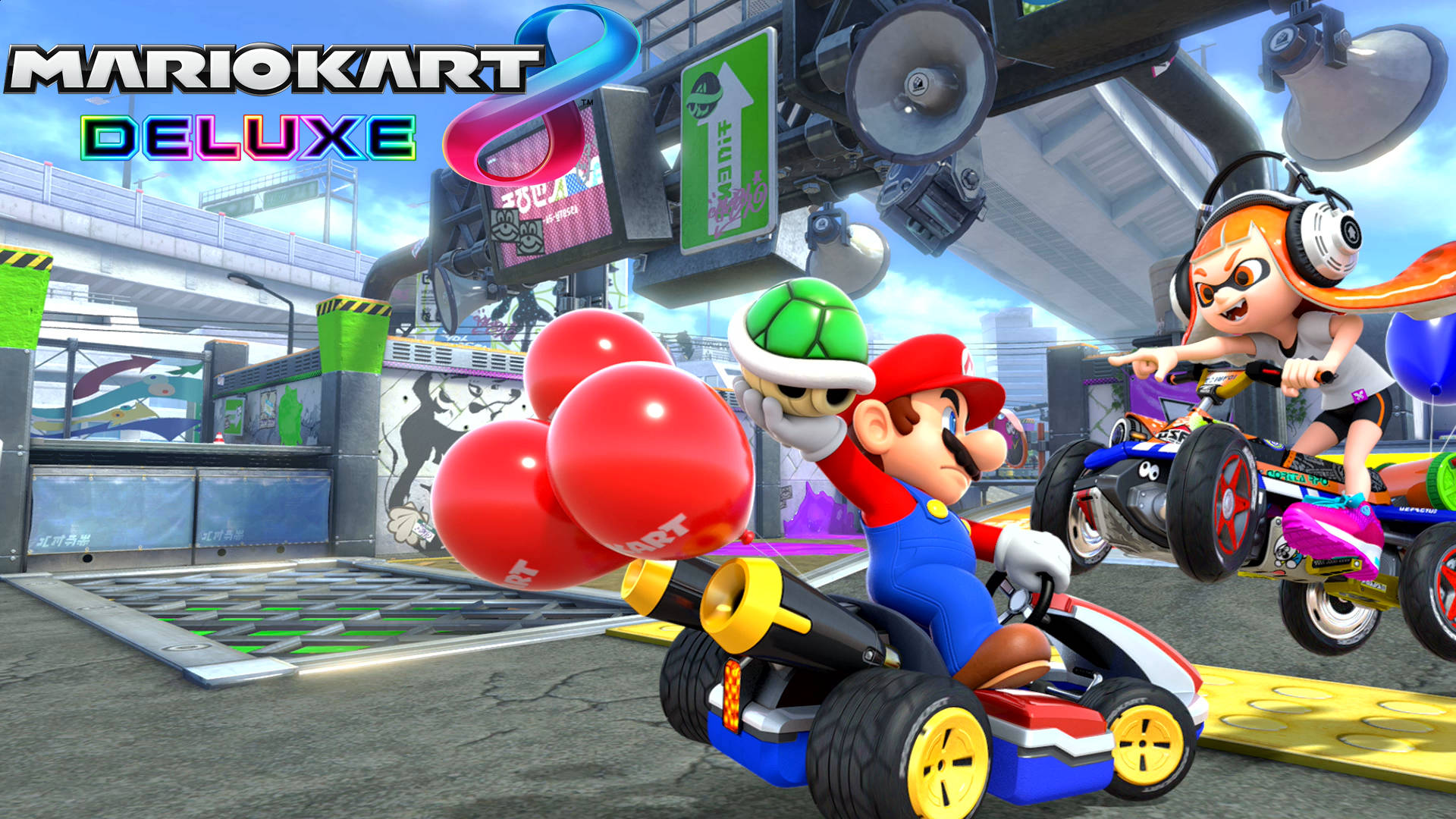 Mario Kart Deluxe Graphics Art
