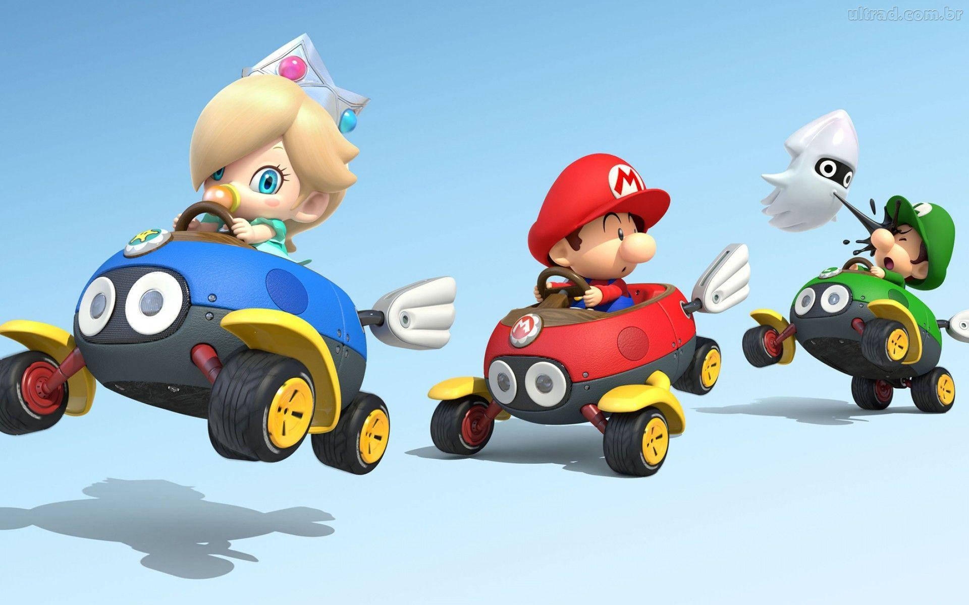 Mario, Luigi And Rosalina Kart 8 Wallpaper