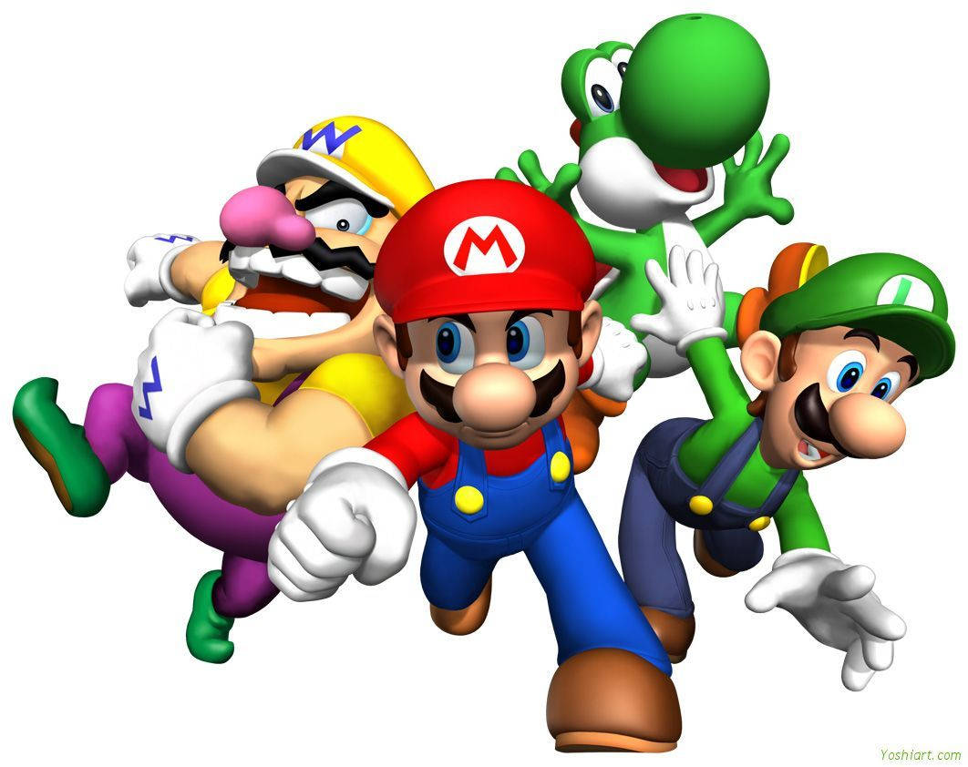 Mario, Luigi, Wario And Yoshi