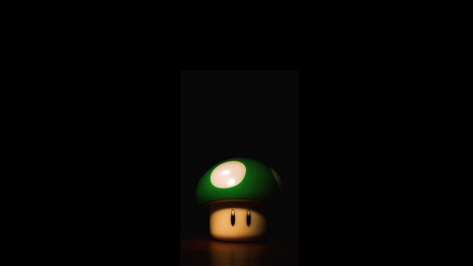 Iconic Mario Mushroom Power-Up in Action Wallpaper