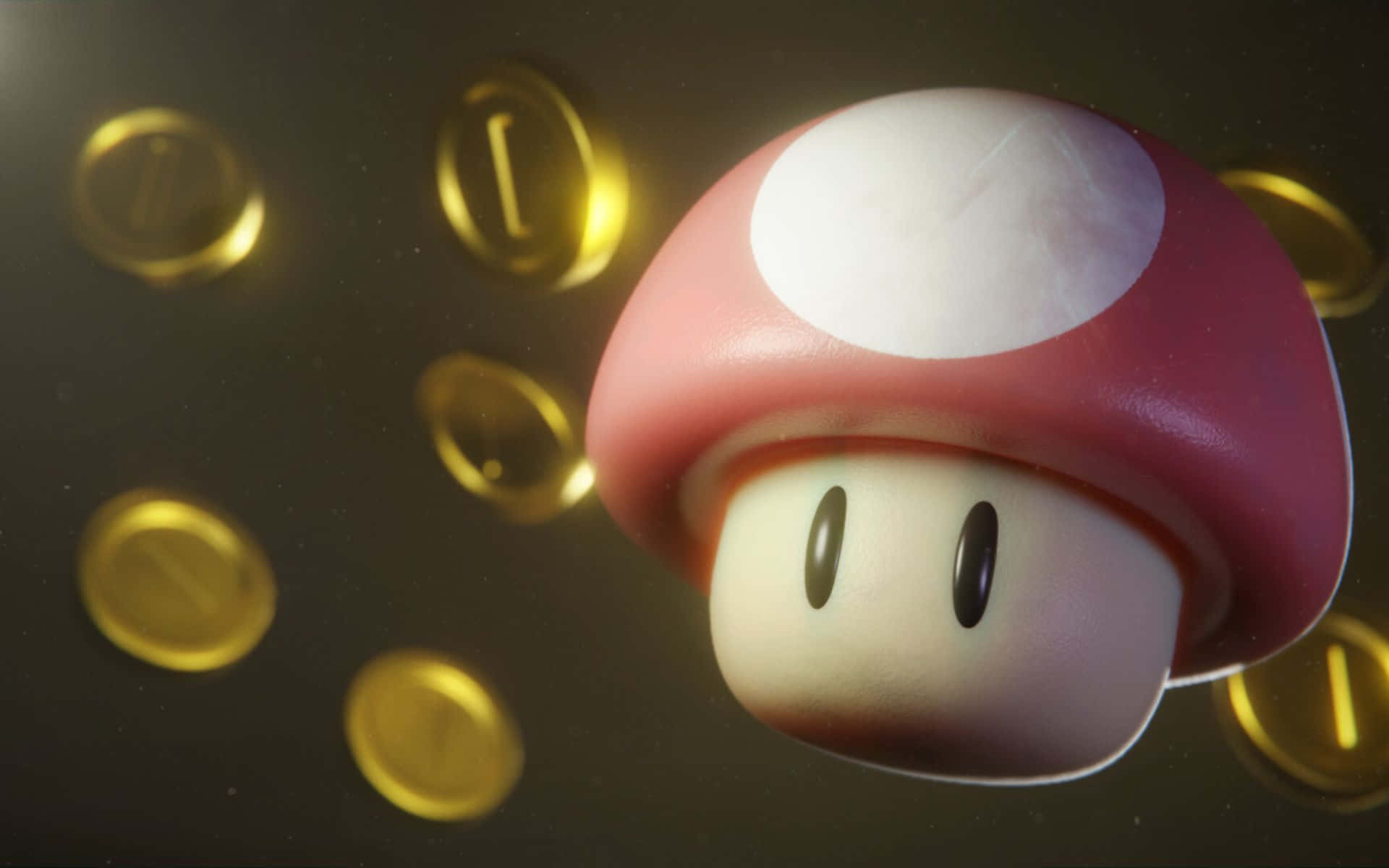 Energize Your Screen with a Vibrant Mario Mushroom Wallpaper Wallpaper