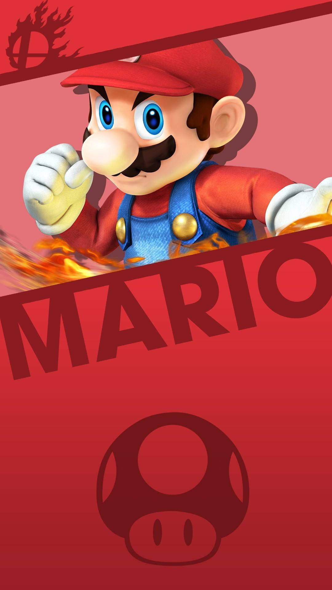 Mario Of Super Mario Bros Video Game Wallpaper