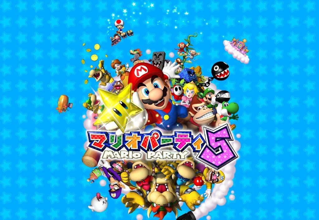 Exciting Mario Party board game showdown Wallpaper