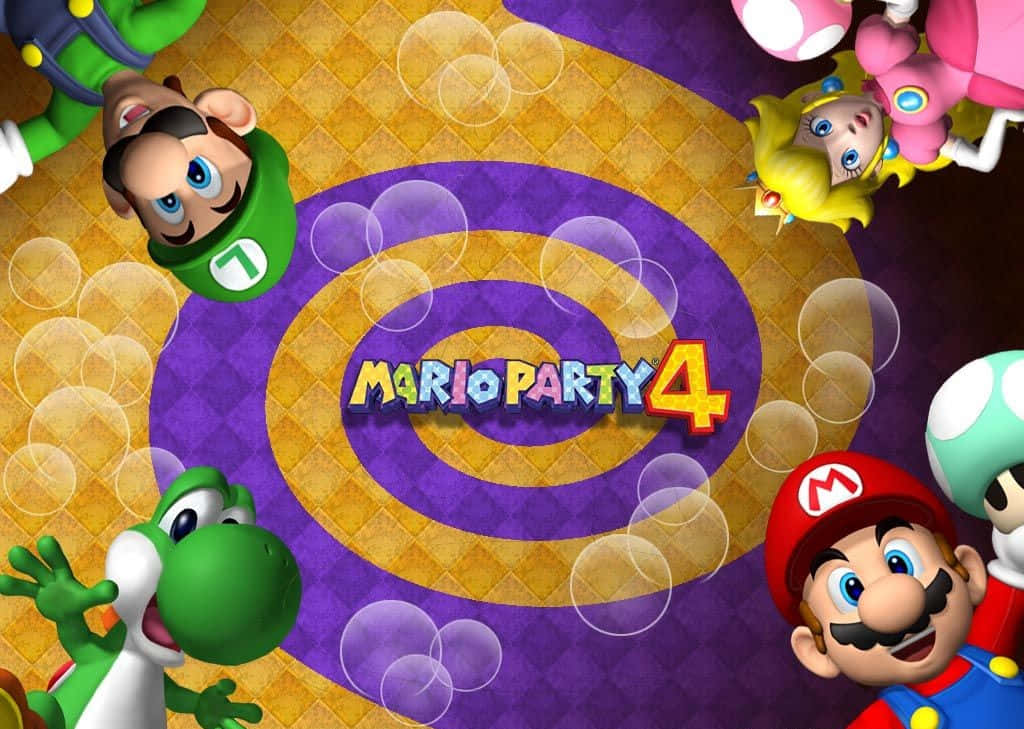 Mario Party 1024 X 729 Wallpaper Wallpaper