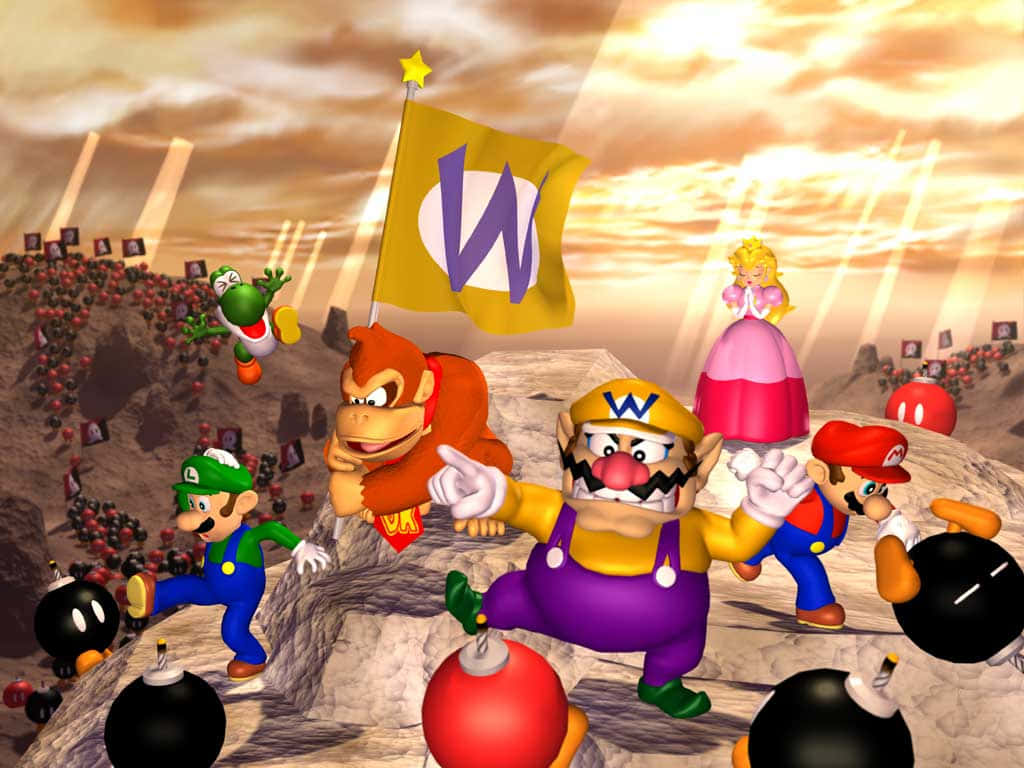Mario Party: Chaotic Fun with Friends and Family Wallpaper