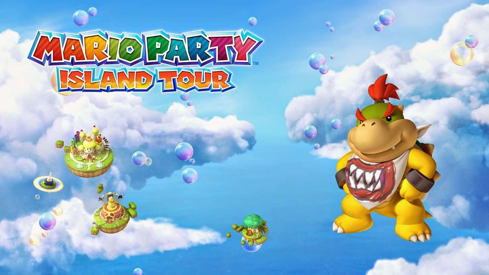 Mario Party characters gearing up for a thrilling game Wallpaper
