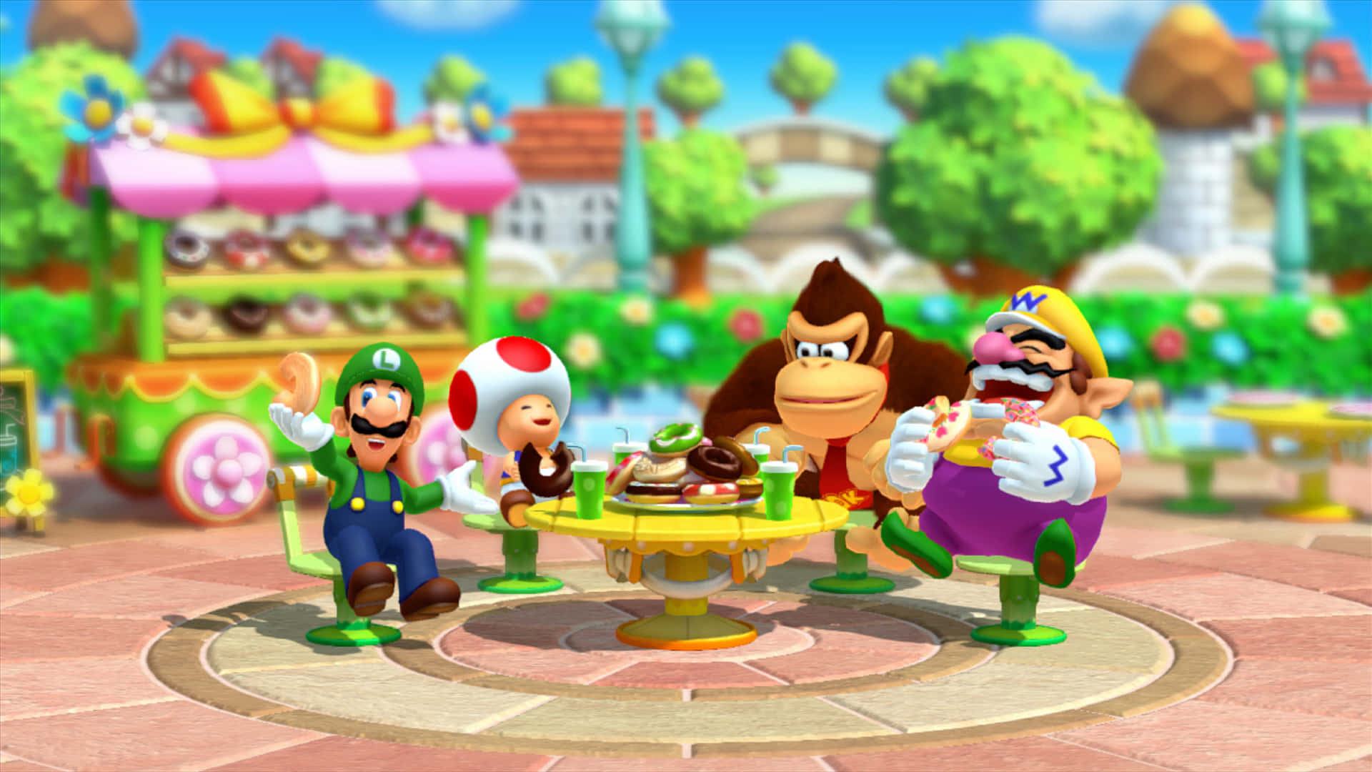 Exciting Mario Party Game Night Wallpaper