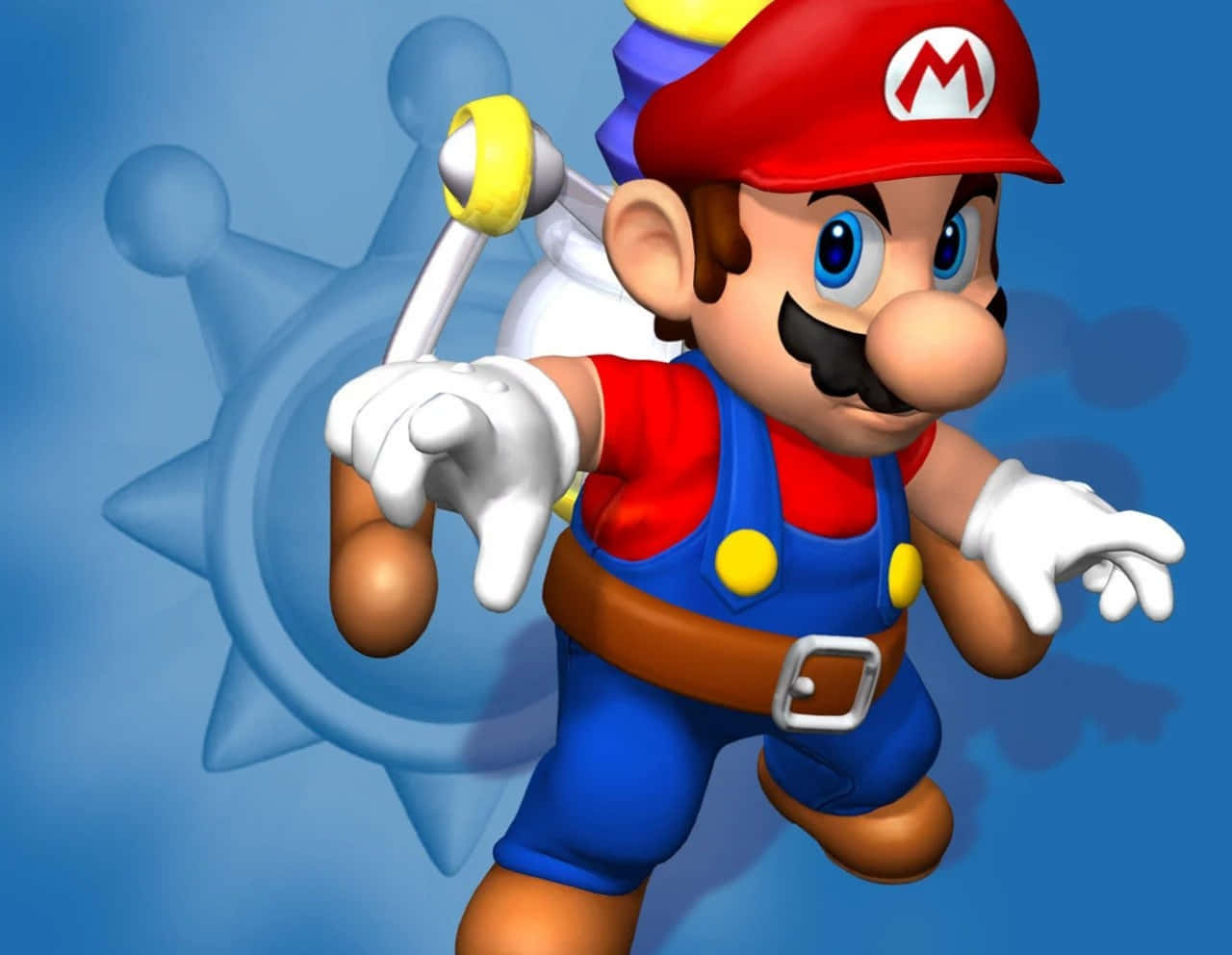Mario Running Through The Goomba's Kingdom