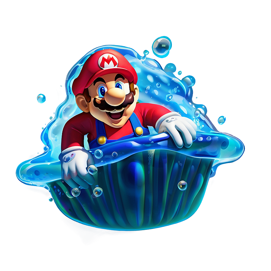 Mario Underwater Adventure Png C PNG