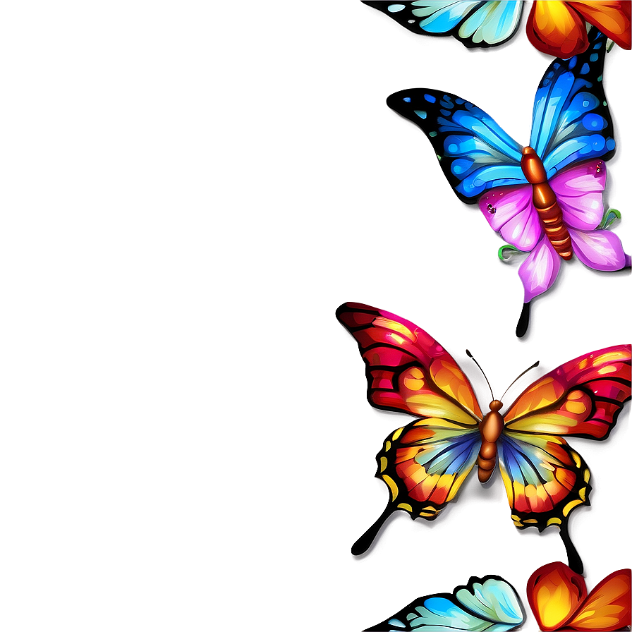 Mariposas Fantasy Landscape Png 06122024 PNG