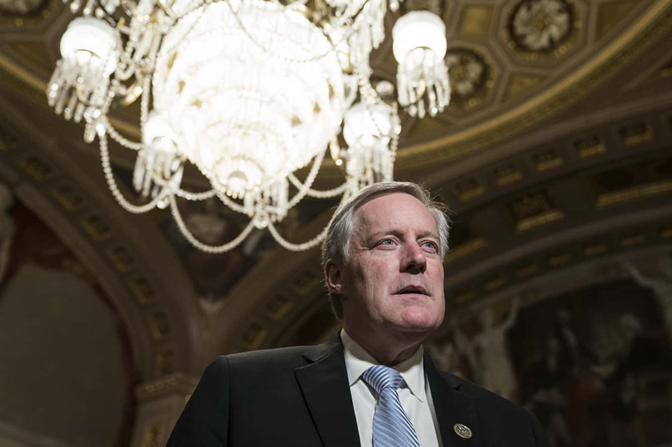 Mark Meadows In A Candid Conversation Wallpaper