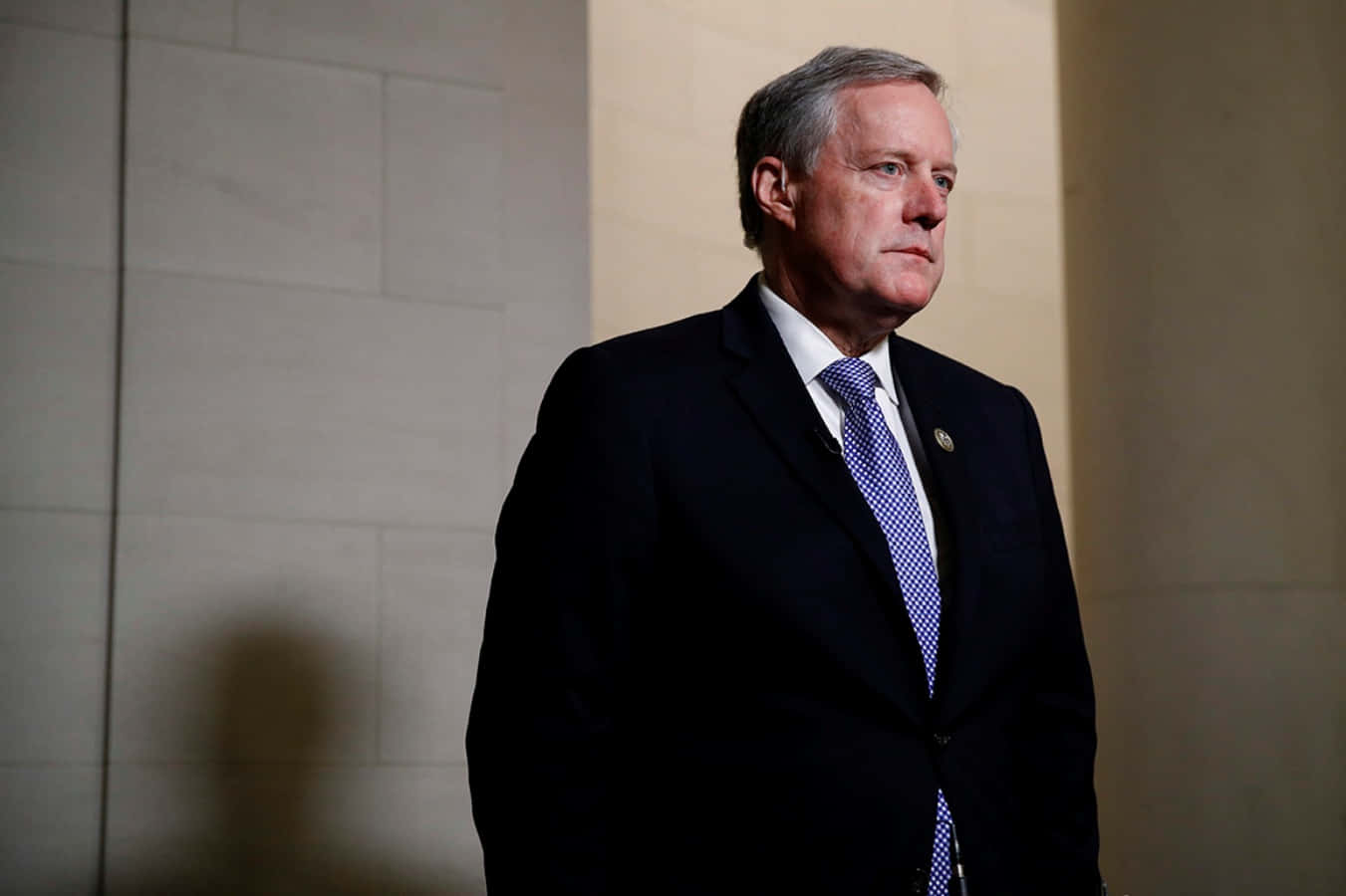 Mark Meadows Standing Against Wall Wallpaper