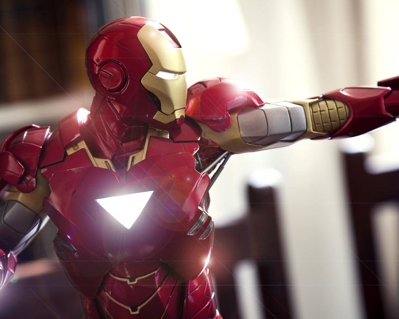 Juguetede Iron Man, El Superhéroe Mark Vi Fondo de pantalla
