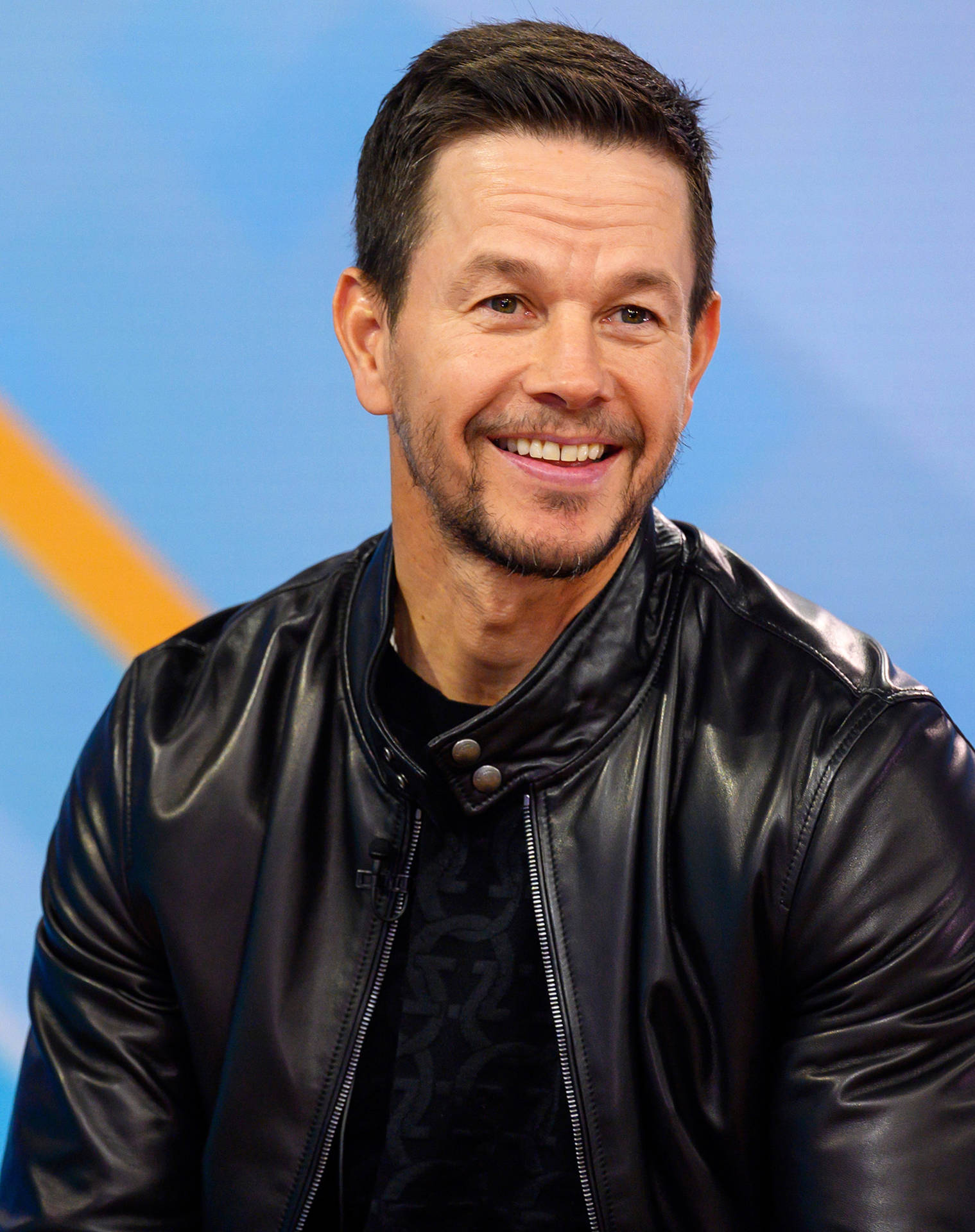 Mark Wahlberg In A Leather Jacket Wallpaper