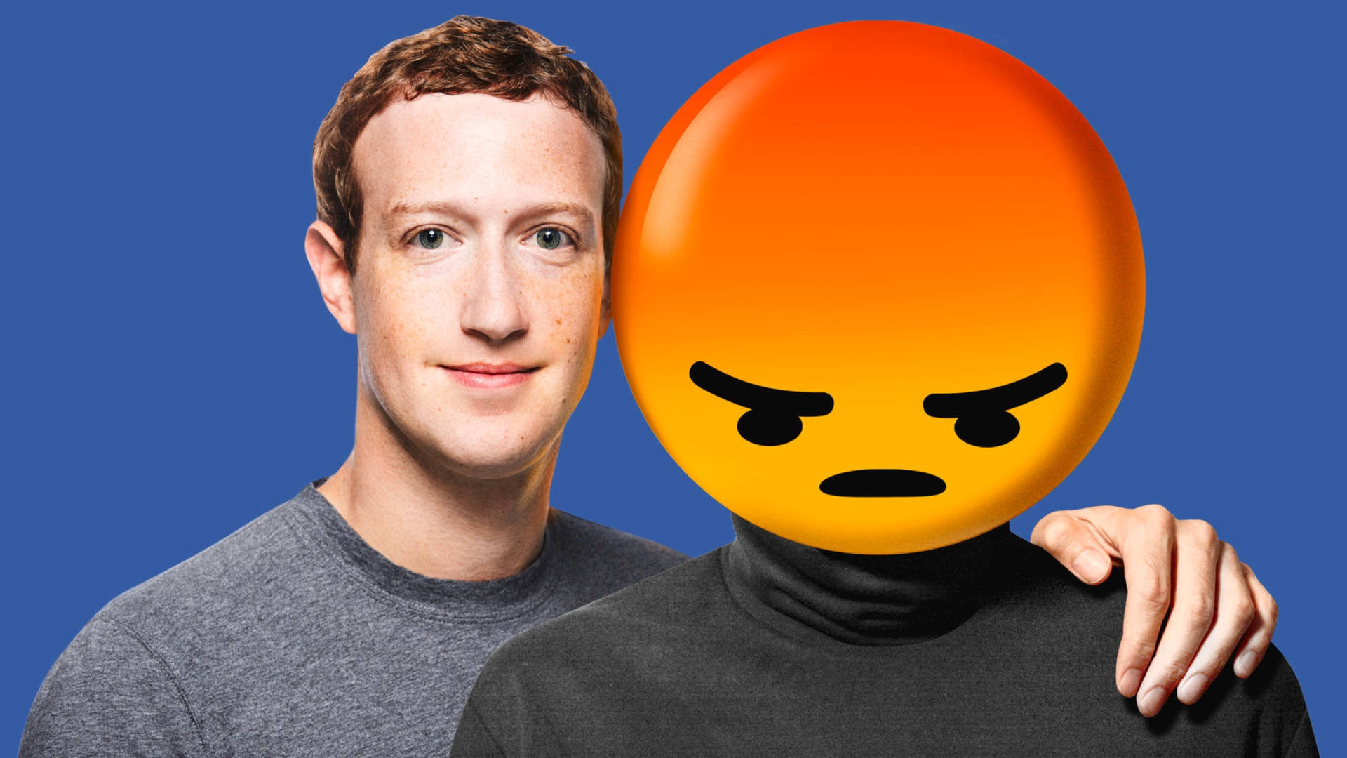 Markzuckerberg Och Arg Emoji. Wallpaper