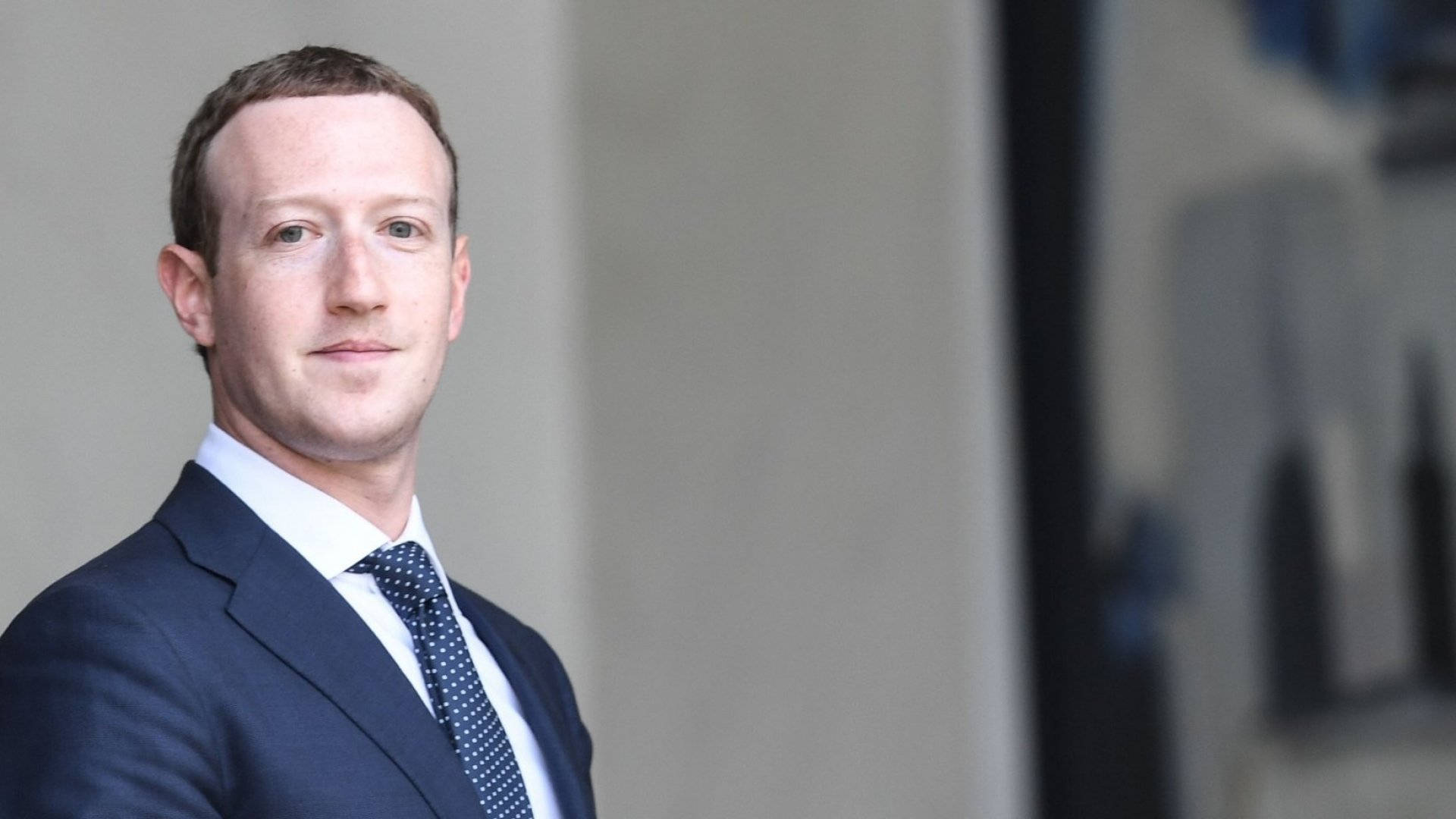 Mark Zuckerberg In Formal Suit Wallpaper