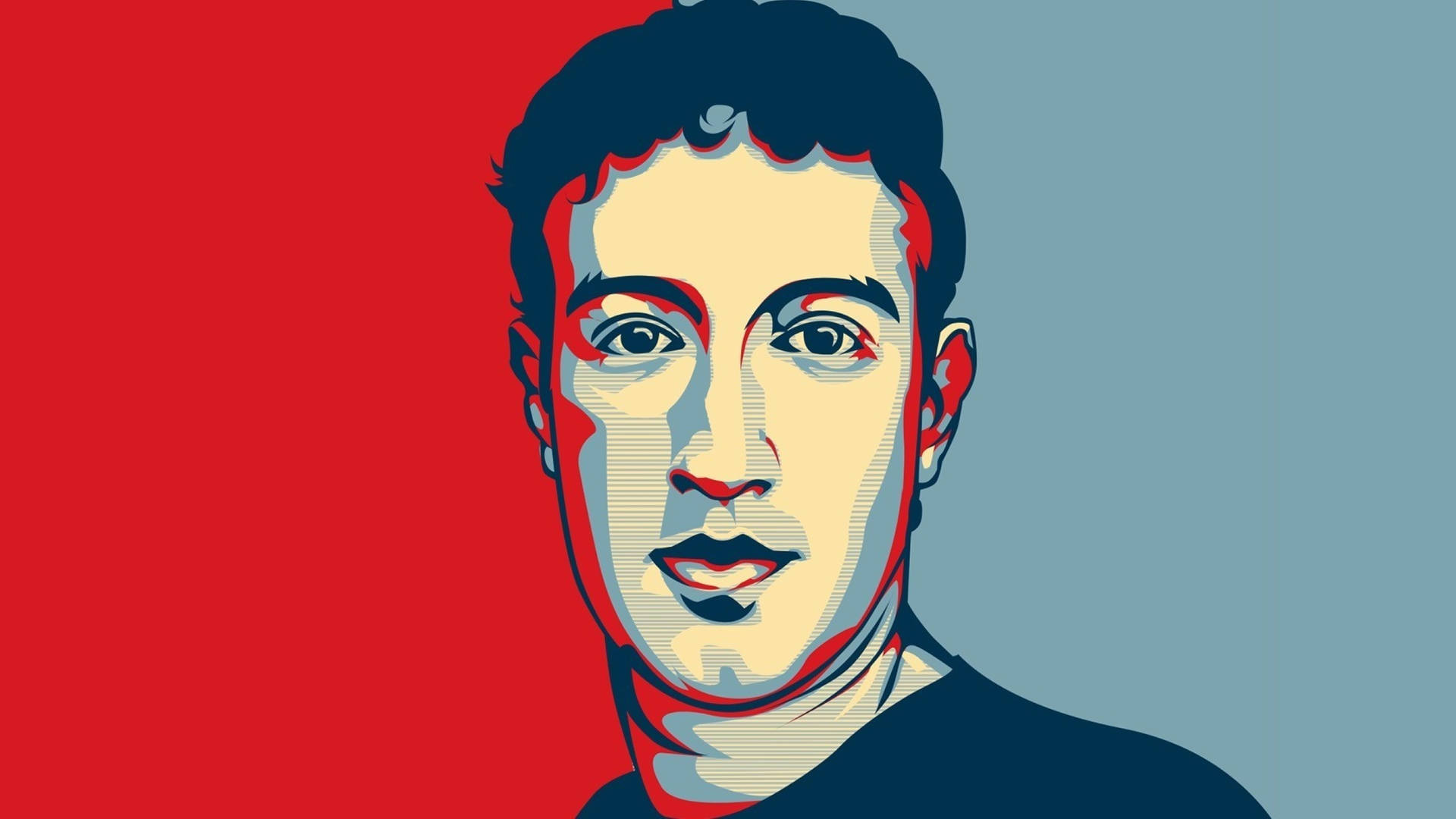 Markzuckerberg Popkonst Wallpaper